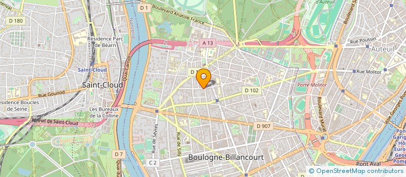 localisation de l'entreprise SCCV ROCQUENCOURT BOURG à BOULOGNE-BILLANCOURT