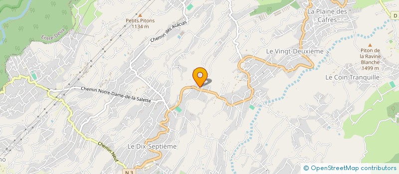 localisation de l'entreprise SCCV RODIER  LE TAMPON