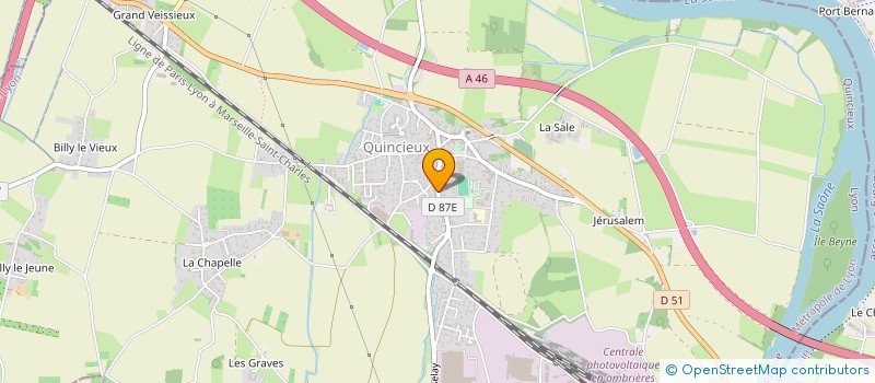 localisation de l'entreprise SCCV RONCEVAUX CHUEL à QUINCIEUX