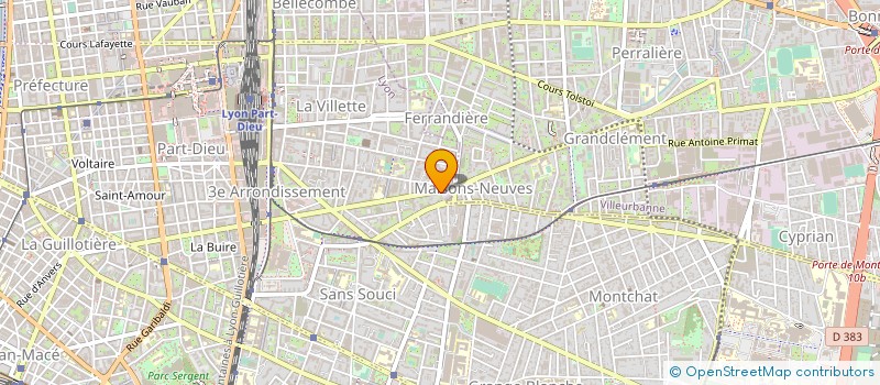 localisation de l'entreprise SCCV ROOSEVELT 2 à LYON