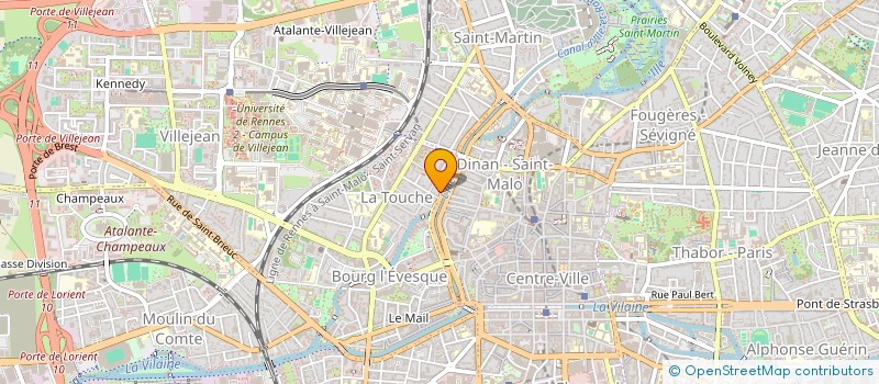 localisation de l'entreprise SCCV ROSA à RENNES