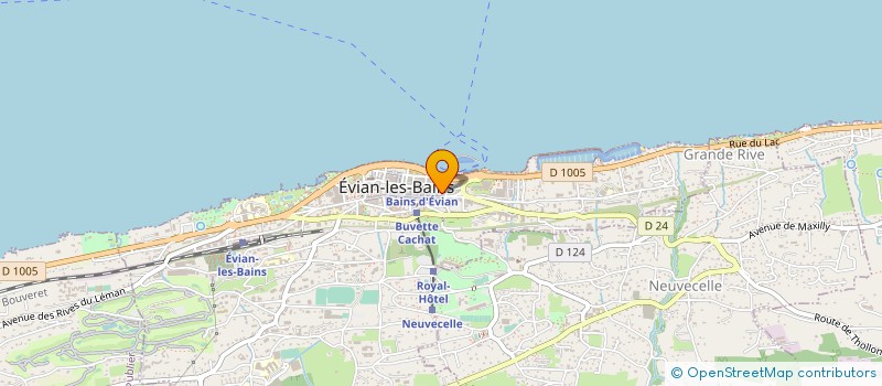 localisation de l'entreprise SCCV RUBIS  EVIAN-LES-BAINS