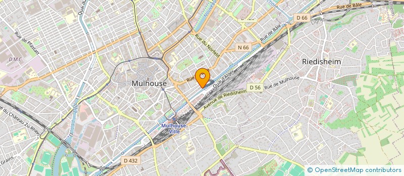 localisation de l'entreprise SCCV RUE DES PAIENS à MULHOUSE