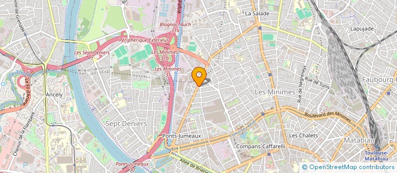 localisation de l'entreprise SCCV RUE DES SABLES à TOULOUSE