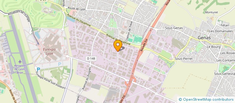 localisation de l'entreprise SCCV RYTHMIQUE  CHASSIEU