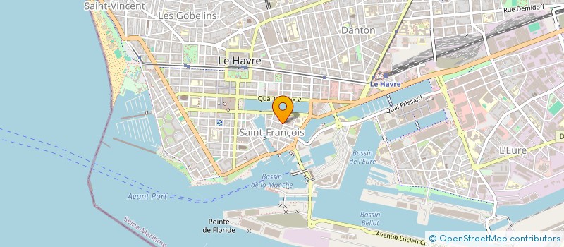 localisation de l'entreprise SCCV SAINT AUBIN à LE HAVRE