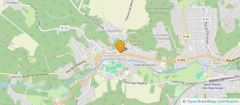 localisation de l'entreprise SCCV SAINT CLEMENT  CHEVREUSE