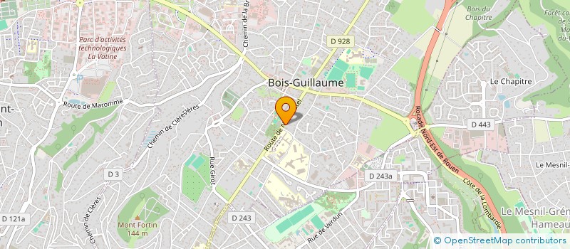 localisation de l'entreprise SCCV SAINT LEGER à BOIS-GUILLAUME