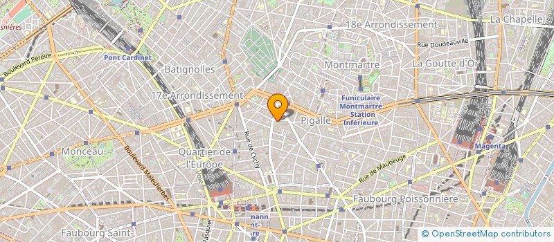 localisation de l'entreprise SCCV SAINT OUEN 23 KLEBER à PARIS