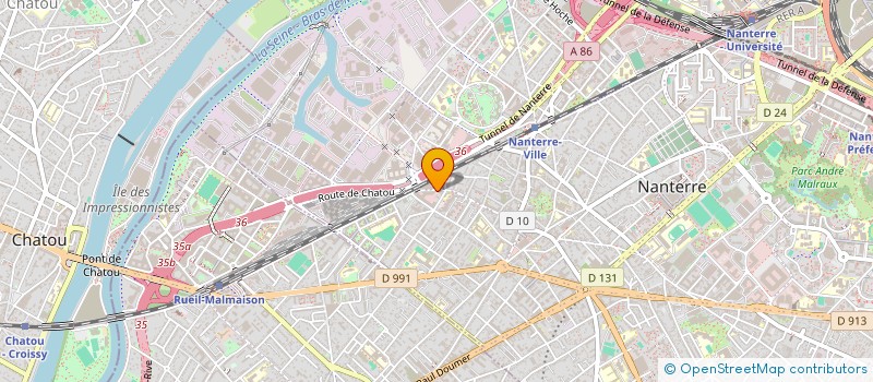 localisation de l'entreprise SCCV SAINT OUEN GRAND ANGLE  NANTERRE