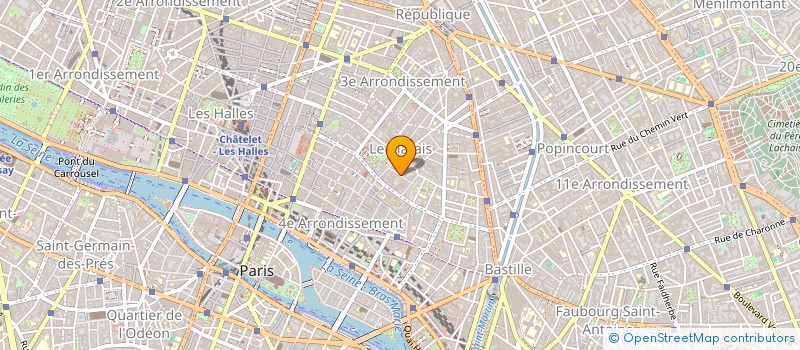 localisation de l'entreprise SCCV SAN SIRO à PARIS