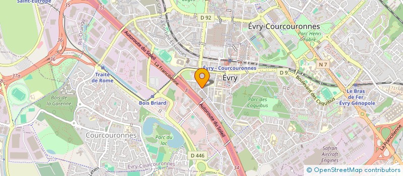 localisation de l'entreprise SCCV SARCELLES LIBERATION  EVRY-COURCOURONNES