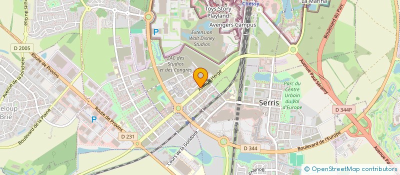 localisation de l'entreprise SCCV SARTROUVILLE - 161 BERTEAUX  CHESSY