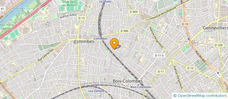 localisation de l'entreprise SCCV SCEAUX VILLA LAKANAL  COLOMBES