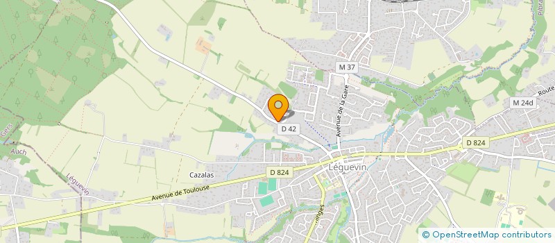 localisation de l'entreprise SCCV SEJOUR EN COCAGNE  LEGUEVIN