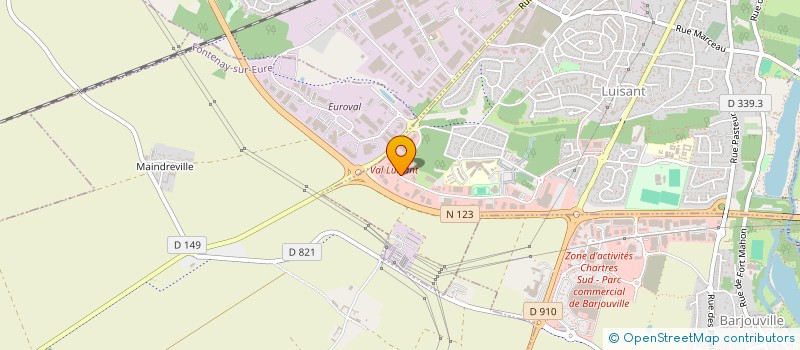 localisation de l'entreprise SCCV SENONCHES à LUISANT