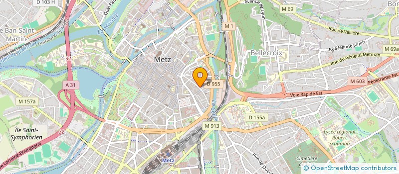 localisation de l'entreprise SCCV SENTAMI 35 à METZ