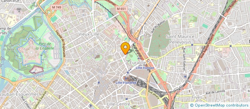 localisation de l'entreprise SCCV SEPTEM  LILLE