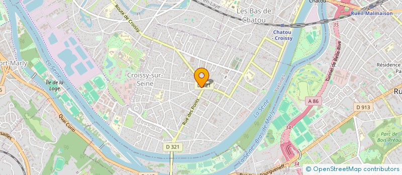 localisation de l'entreprise SCCV SFAM  CROISSY-SUR-SEINE