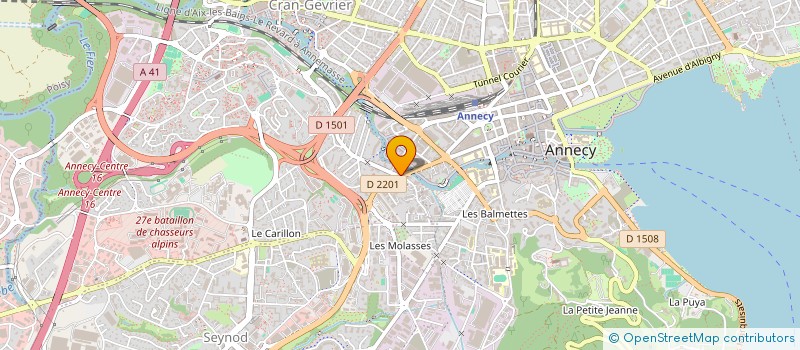 localisation de l'entreprise SCCV SIGNATURE à ANNECY