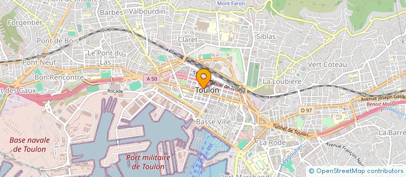 localisation de l'entreprise SCCV SIX SENS  TOULON
