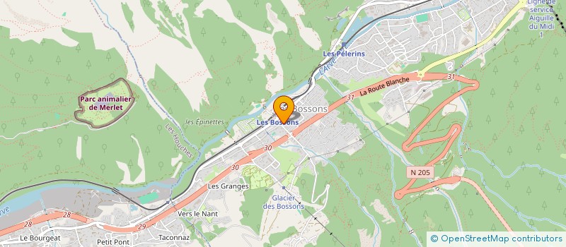 localisation de l'entreprise SCCV SIXT FER A CHEVAL  CHAMONIX-MONT-BLANC