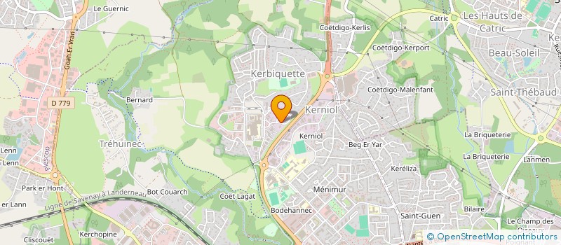 localisation de l'entreprise SCCV SLIM CITY 2 à VANNES