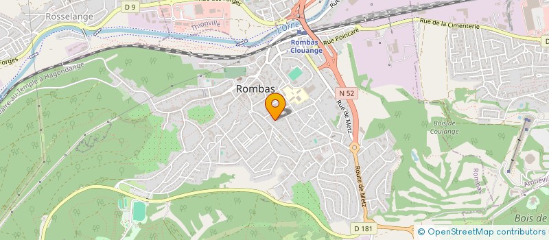 localisation de l'entreprise SCCV SOTTANO à ROMBAS