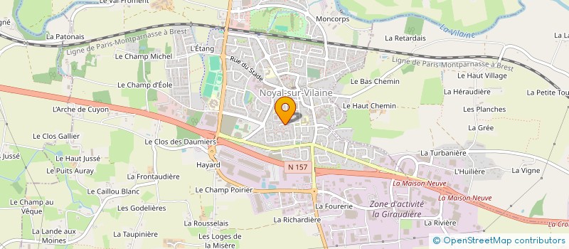localisation de l'entreprise SCCV SRCV à NOYAL-SUR-VILAINE