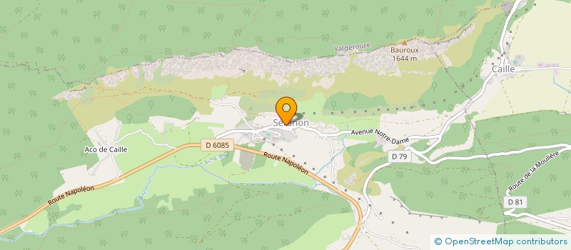 localisation de l'entreprise SCCV ST MARTIN  SERANON