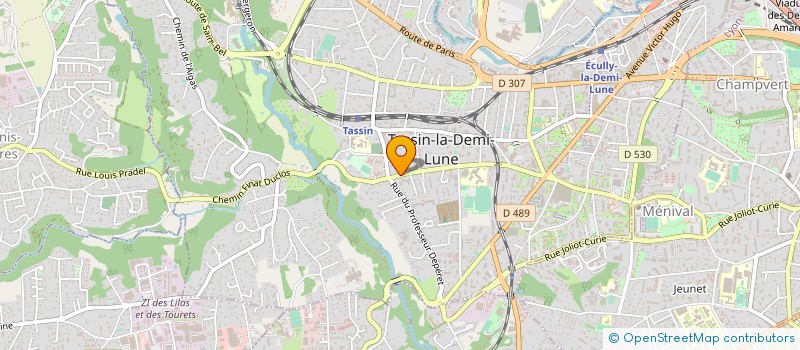 localisation de l'entreprise SCCV STARLIGHT 1  TASSIN-LA-DEMI-LUNE