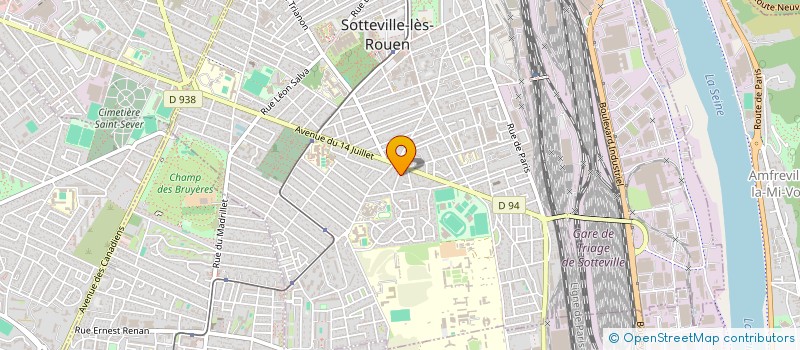 localisation de l'entreprise SCCV STG  SOTTEVILLE-LES-ROUEN