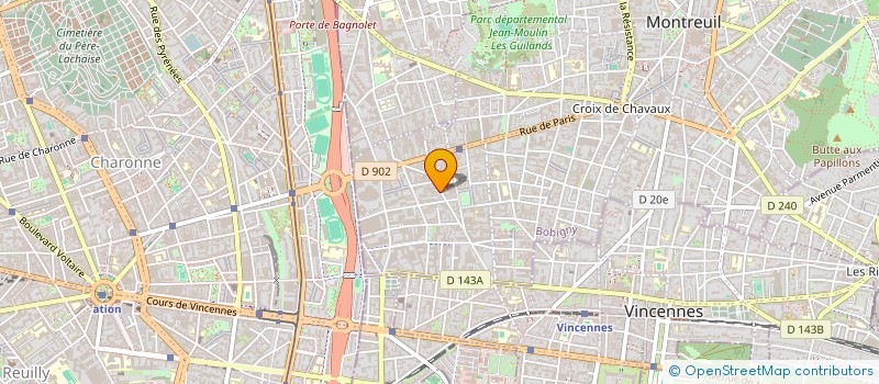 localisation de l'entreprise SCCV STRASBOURG LOT 8B à MONTREUIL