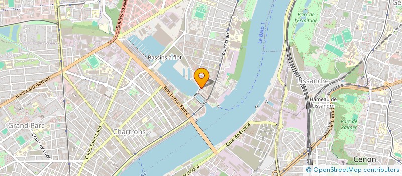 localisation de l'entreprise SCCV STRATA à BORDEAUX