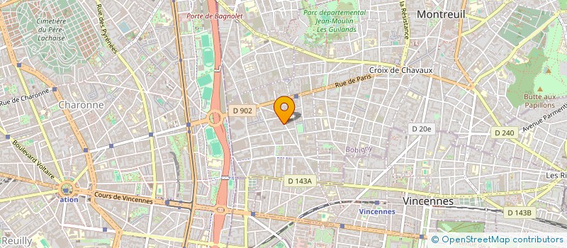 localisation de l'entreprise SCCV STUDIOS BRY LOT L  MONTREUIL