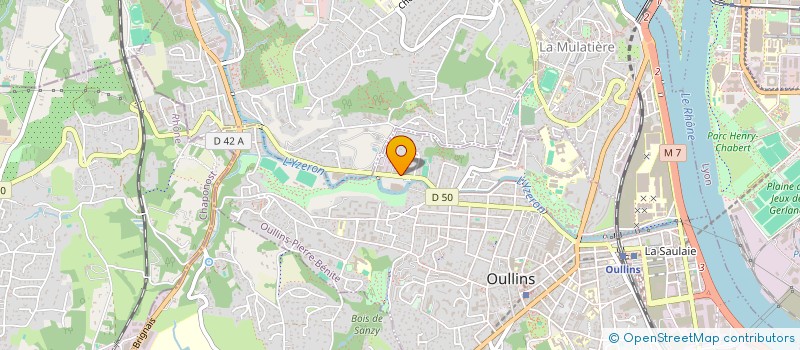 localisation de l'entreprise SCCV TENDANCE  OULLINS-PIERRE-BENITE