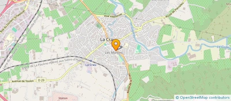 localisation de l'entreprise SCCV TERRASSES D'AZUR  LA CRAU