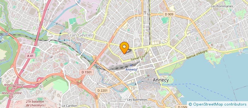 localisation de l'entreprise SCCV THONON 65 ERMITAGE à ANNECY