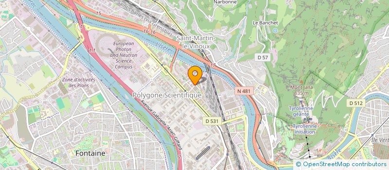 localisation de l'entreprise SCCV TILIA  GRENOBLE