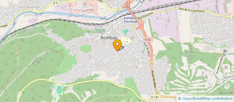 localisation de l'entreprise SCCV TOLLA à ROMBAS