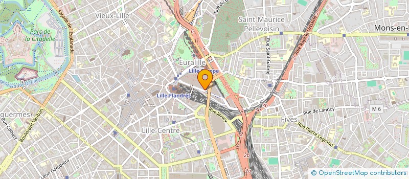 localisation de l'entreprise SCCV TOULOUSE LAUTREC  LILLE