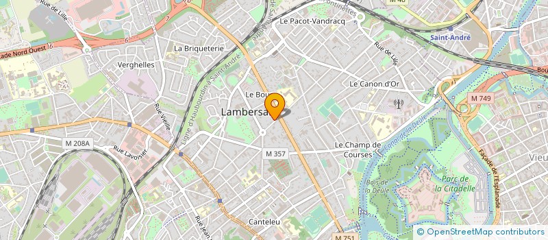 localisation de l'entreprise SCCV TOURCOING-MOUSCRON à LAMBERSART
