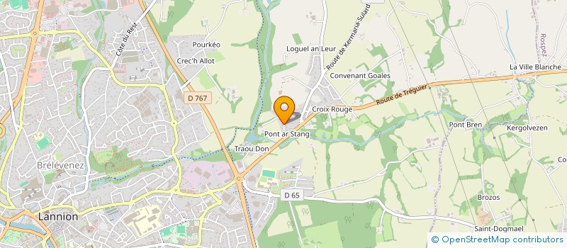 localisation de l'entreprise SCCV TREGOR PASSIV HOME à LANNION