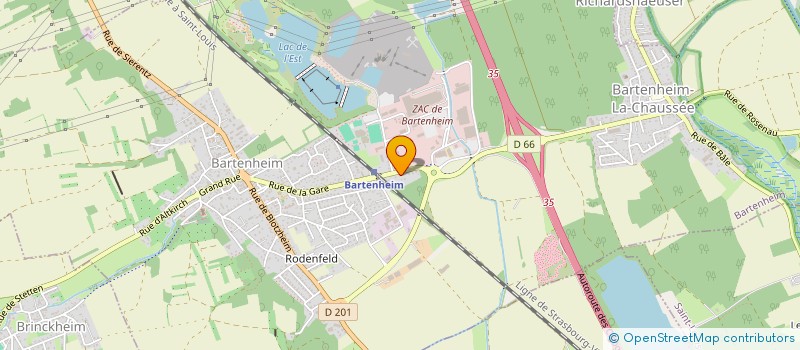 localisation de l'entreprise SCCV UFFHOLTZ CENTRE  BARTENHEIM