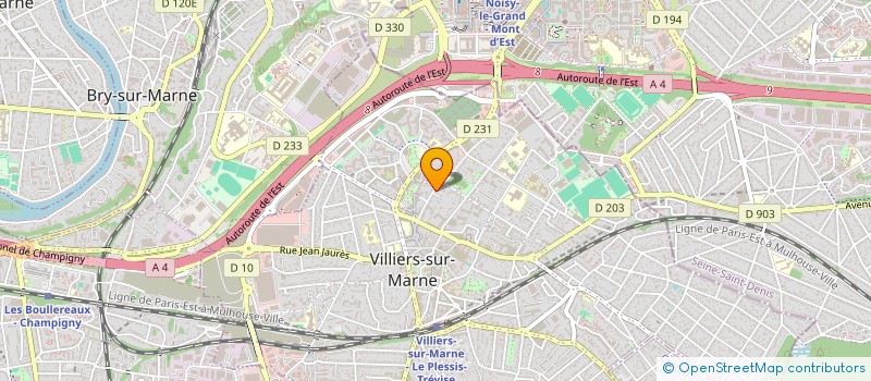 localisation de l'entreprise SCCV VAL-EMERAUDE  VILLIERS-SUR-MARNE