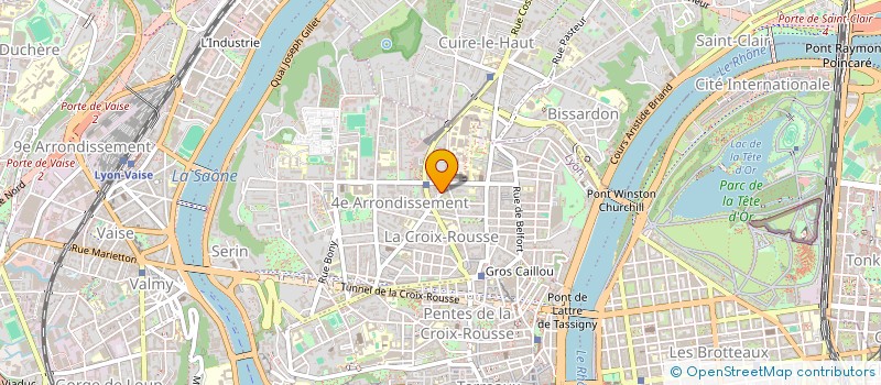 localisation de l'entreprise SCCV VERLAINE 2022  LYON