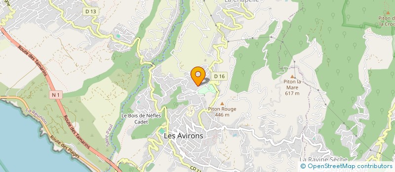 localisation de l'entreprise SCCV VERT BLEU à LES AVIRONS