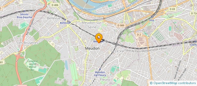 localisation de l'entreprise SCCV VERTEUIL à MEUDON