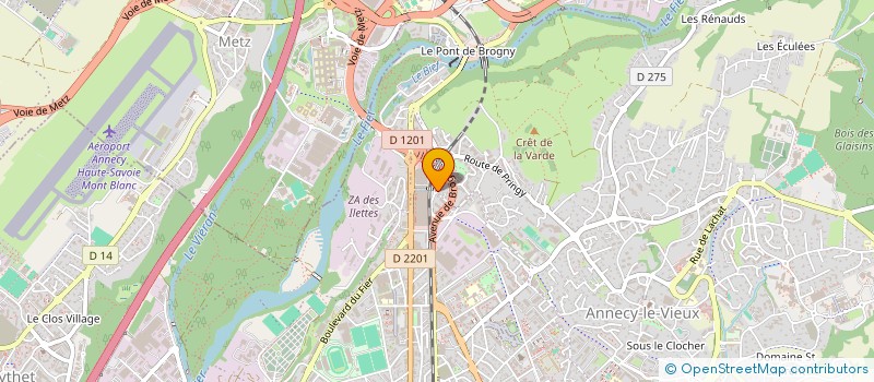 localisation de l'entreprise SCCV VETRAZ 69 CORLY à ANNECY