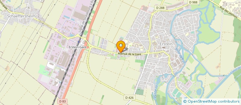 localisation de l'entreprise SCCV VICTORIA COLMAR  ERSTEIN